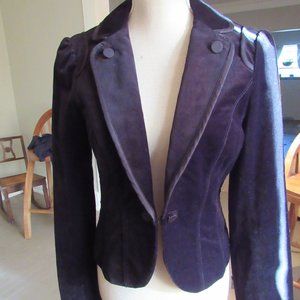 White House Black Market Velvet Blazer